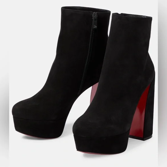 CHRISTIAN LOUBOUTIN Movida 130 suede ankle boots - Picture 3 of 12